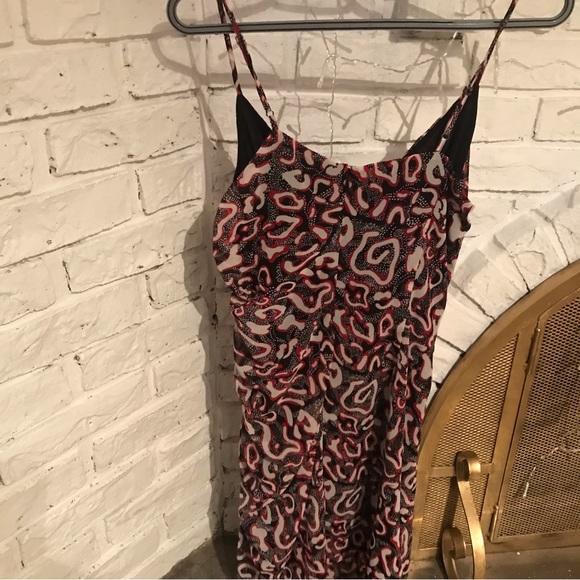 NWT Rebecca Minkoff Kinsley Ruched Mini Dress in Black and Red Size 4 - Picture 12 of 14